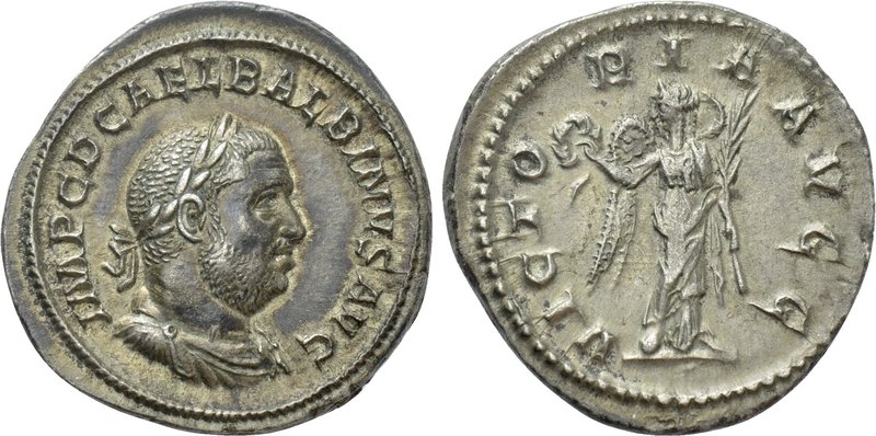 BALBINUS (238). Denarius. Rome.

Obv: IMP C D CAE L BALBINVS AVG.
Laureate, d...