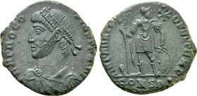 PROCOPIUS (365-366). Follis. Constantinople.