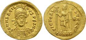 MARCIANUS (450-457). GOLD Solidus. Constantinople.