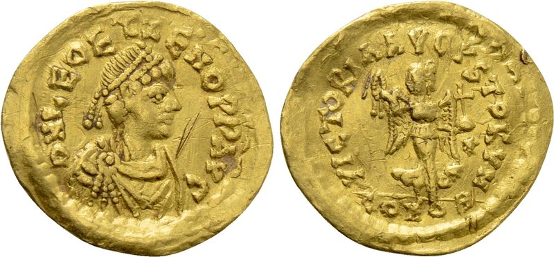 LEO II and ZENO (474). GOLD Tremissis. Constantinople. 

Obv: D N LEO ET ZENO ...