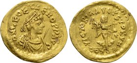 LEO II and ZENO (474). GOLD Tremissis. Constantinople.