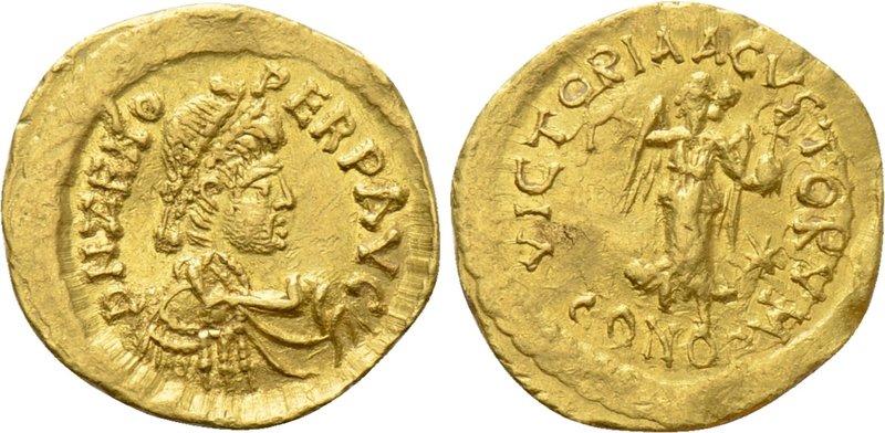 ZENO (Second reign, 476-491). GOLD Tremissis. Constantinople. 

Obv: D N ZENO ...