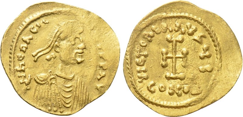 HERACLIUS (610-641). GOLD Tremissis. Constantinople. 

Obv: δ N ҺЄRACLIЧS T P ...