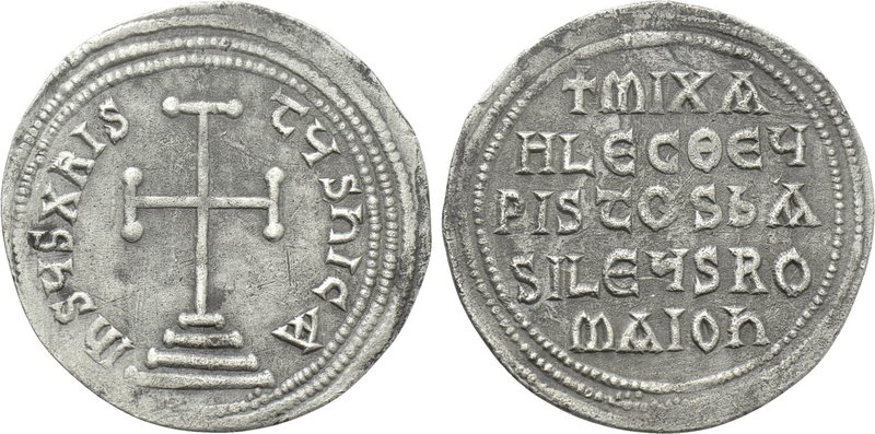MICHAEL III, THE DRUNKARD (842-867). Miliaresion. Constantinople. 

Obv: IhSЧS...