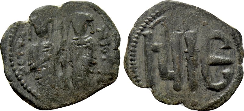 ANDRONICUS II and MICHAEL IX (1295-1320). Tetarteron. Constantinople. 

Obv: A...