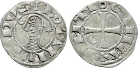 CRUSADERS. Antioch. Bohémond III (1163-1201). BI Denier.