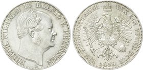 GERMANY. Prussia. Friedrich Wilhelm IV (1840-1861). Vereinsthaler (1859 A). Berlin.