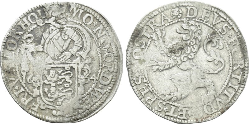 NETHERLANDS. Westfriesland. Lion Dollar or Leeuwendaalder (1604). 

Obv: MO NO...