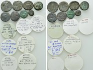 8 Bronze Coins of Athens and Eleusis.