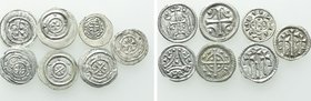 7 Medieval Coins of Hungary.