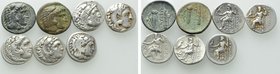 7 Coins of Alexander the Great.