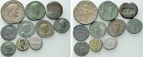 10 Roman Coins; Macrinus, Maximinus Thrax etc.