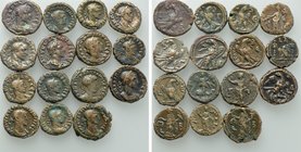 15 Roman Provincial Coins of Alexandria.
