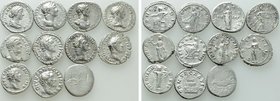 11 Roman Denari; Clodius Albinus, Hadrian etc.