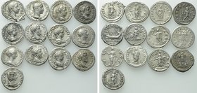 13 Roman Denarii; Caracalla, Trajan etc.