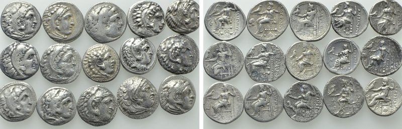 15 Drachms of Alexander the Great and Others. 

Obv: .
Rev: .

. 

Condit...