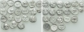 20 Greek Silver Coins; Mesembria, Apollonia Pontika etc.