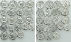 20 Roman Silver Coins; Septimius Severus, Caracalla etc.