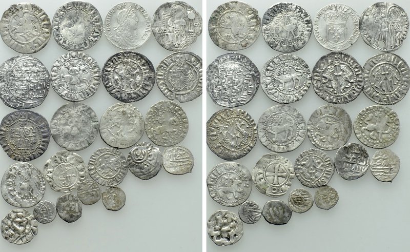 22 Medieval and Modern Coins. 

Obv: .
Rev: .

. 

Condition: See picture...