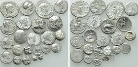 23 Ancient Silver Coins.