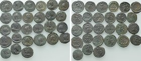 27 Late Roman Minimi; Valentinian, Theodosius etc.