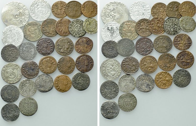 27 Modern Coins of Poland, Hungary etc. 

Obv: .
Rev: .

. 

Condition: S...