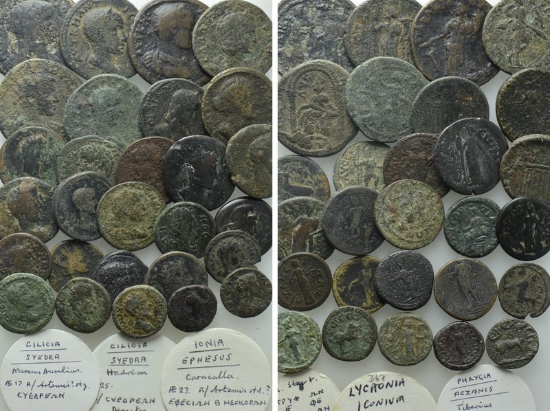 28 Roman Provincial Coins. 

Obv: .
Rev: .

. 

Condition: See picture.
...