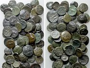 Circa 60 Greek Coins.