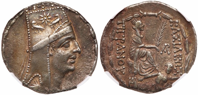 Artaxiad Kingdom. Tigranes II 'the Great'. Silver Tetradrachm (15.53 g), 95-56 B...