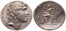 Seleukid Kingdom. Alexander I Balas. Silver Tetradrachm (16.77 g), 152/1-145 BC. Uncertain Mint 88, in northern Syria. Diademed head of Alexander I ri...