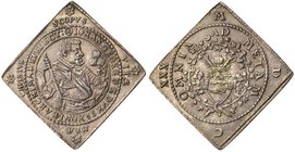 Saxony. Johann Georg I (1616-1656). Silver Klippe Taler, 1630. On the marriage of his daughter Maria Elisabeth with Friedrich III of Holstein-Gottorp....