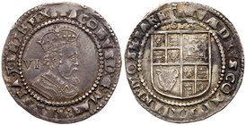 James I (1603-25), Silver Piedfort Sixpence, struck on a heavy flan, 1623, third coinage (1619-25). Sixth crowned bust right, value behind, legend wit...