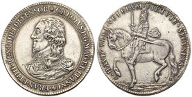 Charles I (1625-49), Silver Pattern Crown of Five Shillings, engraved by Nicholas Briot. Bare headed draped bust left, legend surrounding with inner l...