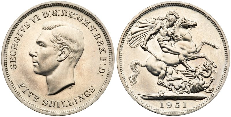 George VI (1936-52), Proof Crown, 1951. Struck in cupro-nickel, Festival of Brit...