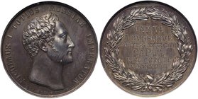 Medal. Silver. 39 mm. By H. Gube. Capture of Varna, 1828. 
Diakov 471.1, Reichel 3499. Nicholas I head right, signed G. LOOS DIR. H. GUBE FEC. below ...