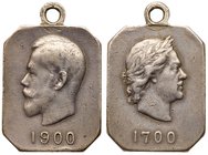 64th Infantry – Kazan Regiment. 1900. Jetton.
64th Infantry – Kazan Regiment. 1900. Jetton. By A. Griliches. Silver, 28x22 mm. Chep 934, P/I 96. Laur...