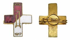 Badge of the 2nd General Drozdov Infantry Regiment.
Badge of the 2nd General Drozdov Infantry Regiment. Miniature. 15 x 20 mm. Bronze and enamels. Fr...