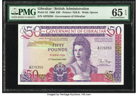 Gibraltar Government of Gibraltar 50 Pounds 27.11.1986 Pick 24 PMG Gem Uncirculated 65 EPQ. 

HID09801242017