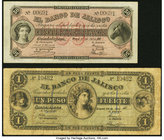 Mexico Banco De Jalisco 50 Centavos; 1 Peso 1914 Pick S312a; S313a Fine or Better. 

HID09801242017