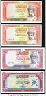 Oman Group Lot of 4 Examples Choice About Uncirculated-Crisp Uncirculated. 

HID09801242017