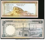 Saudi Arabia Saudi Arabian Monetary Agency 1; 10 Riyals 1961; 1968 Pick 6; 13 Two Examples Crisp Uncirculated. 

HID09801242017