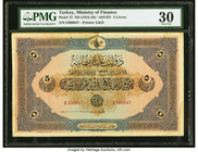 Turkey Ministry of Finance 5 Livres ND (1915-16) / AH1331 Pick 74 PMG Very Fine 30. 

HID09801242017