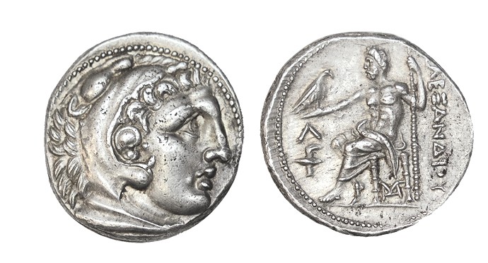 MACEDONIA. Tetradracma. Alejandro III. (336 a 323 a C.). Reino de Macedonia. R/ ...