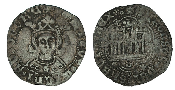 ALFONSO DE AVILA. Cuartillo. Sevilla. S debajo del castillo. ABM-852. 3,20 g. MB...