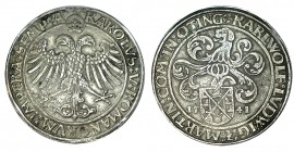 1 TALER. Oettingen, 1541. Anombre de Carlos V. 28,94 g. AH-2264 ESCASA MBC+