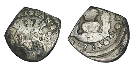 1 REAL. Guatemala 1734-J. XC-1456. 3,21 g. (MBC)