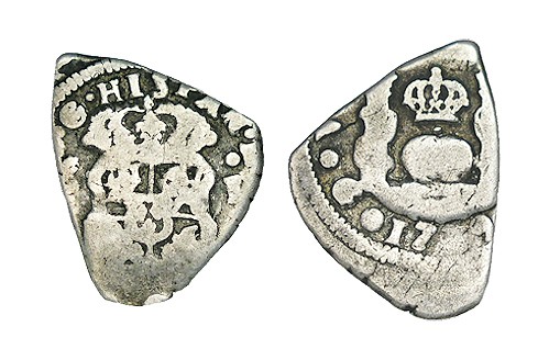 1 REAL. Guatemala 1739-J. XC-1461. 3,22 g. Glóbulo entre mundos y corona. (MBC)