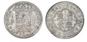 2 REALES. Segovia. 1724-F. XC-1405. 5,55 g. MBC