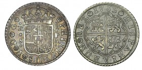 4 REALES. Sevilla. 1735-PA. XC-1155. 13,41 g. Bonito color. EBC-