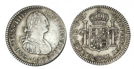 1 REAL. México. 1798-FM. XC-1144. 3,38 g. EBC